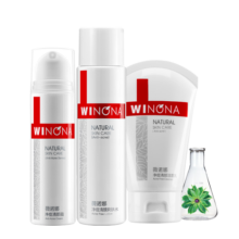 薇诺娜（WINONA）净痘清颜护肤水霜套装（洗面奶+爽肤水+清颜霜）520情人节礼物