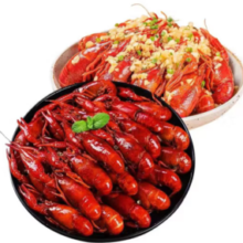 PLUS会员！LISM 苏霸王 麻辣/蒜蓉小龙虾蒜蓉味750g*2盒 加热即食
