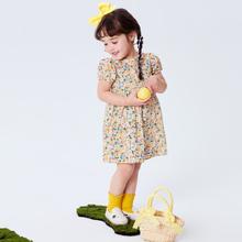 Mini Bala 迷你巴拉巴拉女童连衣裙碎花宝宝裙子公主裙女童