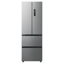 618预售、PLUS会员：Midea 美的 M60系列 MR-417WFPE 风冷多门冰箱 400L 银灰