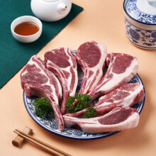 东来顺X1号会员店联名款 草原羔羊原切法式羊排500g
