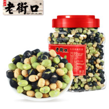 plus会员:老街口 盐焗三色豆450g*2罐