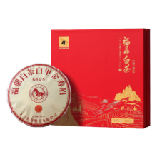 需首购、PLUS会员:八马茶业 福鼎白茶 2021年茶料 寿眉 送礼茶叶礼盒装300g