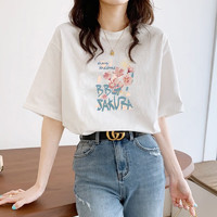 BONAS 宝娜斯 女士纯棉短袖T恤