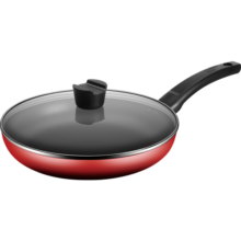 炊大皇（COOKER KING）中国红26cm平底锅 不粘锅  牛排煎蛋煎锅 电磁炉通用 WG46277