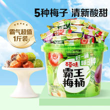 Be&Cheery 百草味 霸王梅桶500g 蜜饯果干果脯青梅西梅独立办公室小包装零食