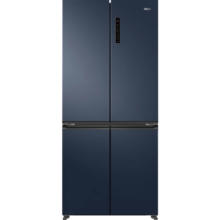 预售、PLUS会员： Haier 海尔 BCD-501WLHTD5 双变频风冷十字对开门嵌入式冰箱 蓝色系