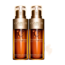 娇韵诗（CLARINS）双萃赋活修护面部精华细腻毛孔淡纹紧致补水黄金精华液 黄金双萃50ml*2