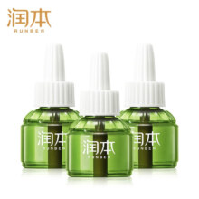 plus会员:润本（RUNBEN）定时电蚊香液驱蚊液婴儿宝宝家用无香型加热器儿童驱蚊水补充 无味3瓶液（无器）