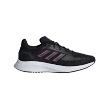 京东百亿补贴、plus会员：adidas RUNFALCON 2.0随心畅跑舒适跑步运动鞋女子阿迪达斯官方 黑/粉红