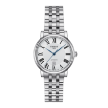 天梭（TISSOT）瑞士手表 卡森臻我系列腕表 钢带机械女表 T122.207.11.033.00
