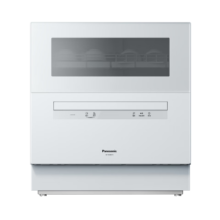 预售、PLUS会员：Panasonic 松下 NP-TF6WK1Y 台式洗碗机 6套 白色