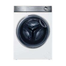再降价、预售、PLUS：Haier 海尔 直驱精华洗376 XQG100-BD14376LWU1 滚筒洗衣机 云溪白