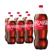 PLUS会员：Coca-Cola 可口可乐 汽水碳酸饮料 2L*6瓶 *2件