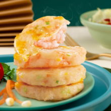 PLUS会员！GUOLIAN 国联 GUO LIAN国联 田园虾饼120g 4只装