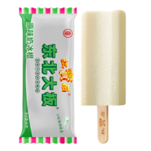 plus会员：东北大板 原味奶冰棍 82g*5支*6件