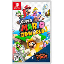 京东PLUS：Nintendo 任天堂 Switch NS游戏卡带《超级马力欧3D世界+狂怒世界》中文