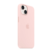 Apple/苹果 iPhone 14 Plus 专用 MagSafe 硅胶保护壳 iPhone保护套-灰粉色 保护套 手机套 手机壳