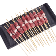 东来顺精选羔羊羊肉串400g（20串） 内蒙羊肉清真烧烤食材4瘦1肥 精选羊肉串400g
