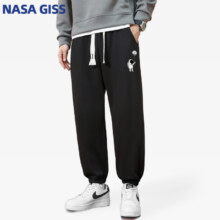 Plus会员:NASA GISS休闲裤男运动九分裤*3件