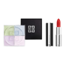 京东百亿补贴：Givenchy 纪梵希 四宫格定妆蜜粉 1号色 12g（赠 高定禁忌唇膏333 3.4g+柔肤水15ml+礼盒）