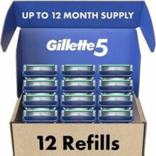 Gillette 吉列 锋隐5 剃须刀头 12个装