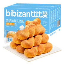 88VIP、需首单：bi bi zan 比比赞 酸奶味大软麻花面包 300g