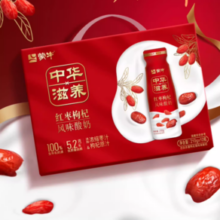 24日10点百亿补贴！MENGNIU 蒙牛 中华滋养红枣枸杞风味酸奶210g*10瓶
