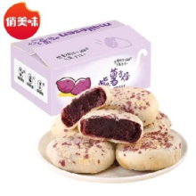 俏美味  燕麦紫薯饼 250g (约8包)
