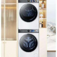 闭眼买、618预售、PLUS会员：Haier 海尔 云溪386W洗烘套装 10KG精华洗滚筒洗衣机+双擎热泵烘干机 三变频 386W+386W