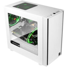 Thermaltake（Tt）启航者F1 白色 Mini小机箱水冷电脑主机（支持MATX主板/支持背线/侧透/钢板0.6mm/U3）149元