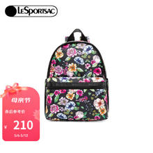 LeSportsac 乐播诗包包女包双肩包时尚印花旅行包书包送女生礼物 月光花园