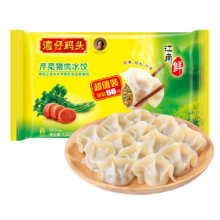 PLUS会员：湾仔码头 芹菜猪肉水饺 1.32kg*4件