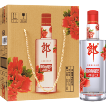 郎酒 顺品郎红顺 浓酱兼香型白酒 45度480ml*6瓶 整箱装