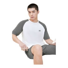 PLUS会员：京东京造 新疆棉 抗菌抗敏男士睡衣 家居服套装