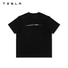 TESLA 特斯拉 男装 Cybertruck Horizon T恤 圆领短袖休闲短袖