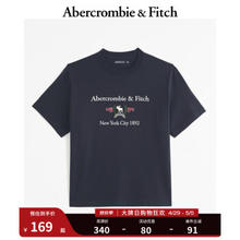 Abercrombie & Fitch 24春夏新款小麋鹿圆领T恤 358443-1