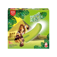 PLUS会员：和路雪 绿舌头苹果口味 54g*5支*10件