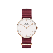 丹尼尔惠灵顿（DanielWellington）DW手表男女情侣表36mm尼龙带超薄欧美石英表520礼物DW00100271