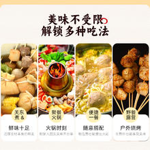 潮兴记 潮汕手工牛肉丸250g正宗潮州特产牛筋丸烧烤露营火锅食材