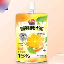 亲亲蒟蒻吸吸果汁乳酸果冻 60g 多种口味任选*35件
