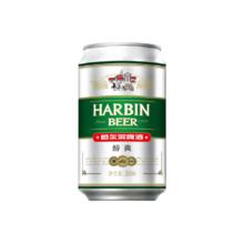 哈尔滨啤酒 Beer/哈尔滨啤酒醇爽啤酒330ml*6听