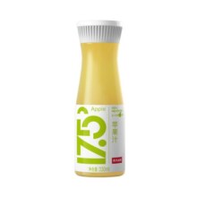 农夫山泉17.5°NFC苹果汁（冷藏型）100%鲜果冷压榨果汁礼盒装330ml*4瓶
