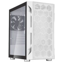 银昕（SilverStone）法拉H1M 白色MATX小机箱(支持240水冷/标配12CM风扇/长显卡)