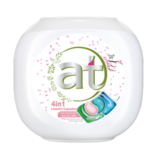 菁华洗衣凝珠  四色机洗洗衣液珠球 除菌除螨 柔顺持久留香 at樱花86粒装