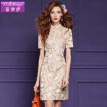 FX．＆Mongyi 提花新中式连衣裙 F24XL56652