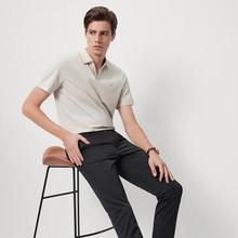 Giovanni Valentino 卓凡尼·华伦天奴 男士含桑蚕丝三防透气休闲Polo衫