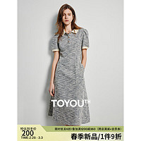 TOYOUTH 初语 法式小香风连衣裙