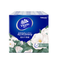 Vinda 维达 超韧山茶花香手帕纸4层7张*18包