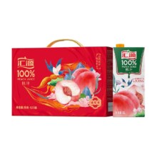 需福袋，88VIP:汇源果汁桃汁青春果蔬汁1L×5盒